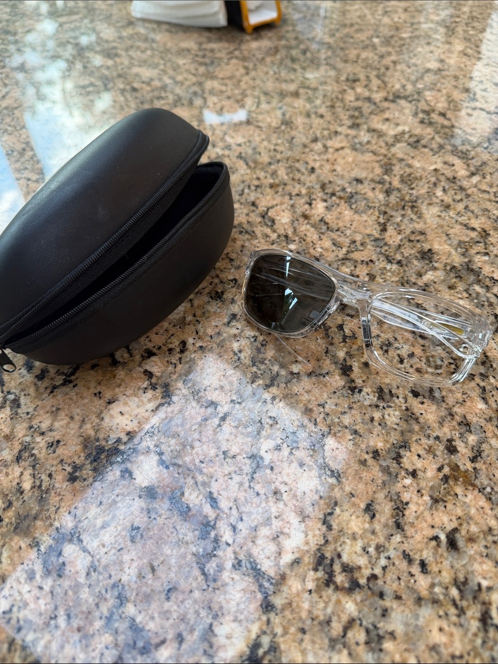 Revo Black Hard Zip Sunglasses Case
